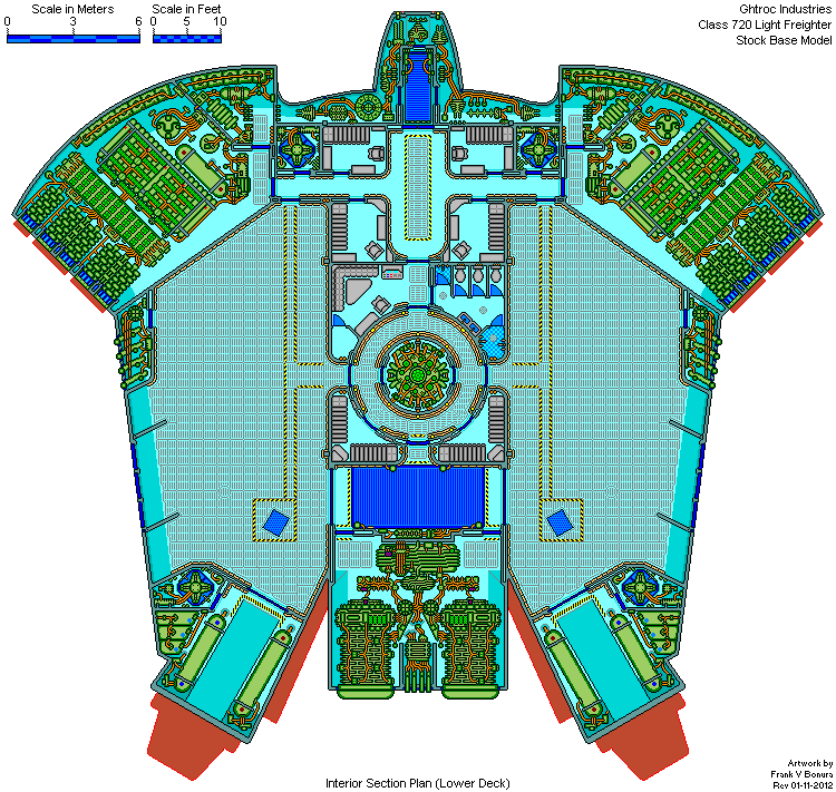 Ghtroc 720 Lower Deck Deckplan