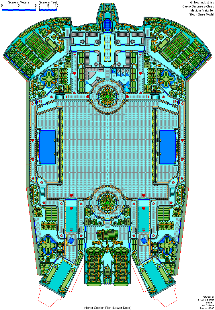 Cargo Baroness Lower Deck Deckplan