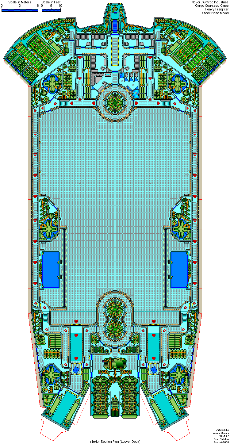 Cargo Countess Lower Deck Deckplan