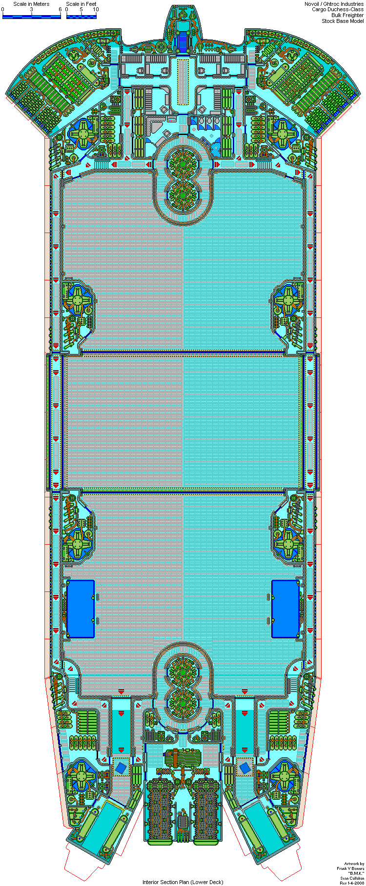 Cargo Duchess Lower Deck Deckplan