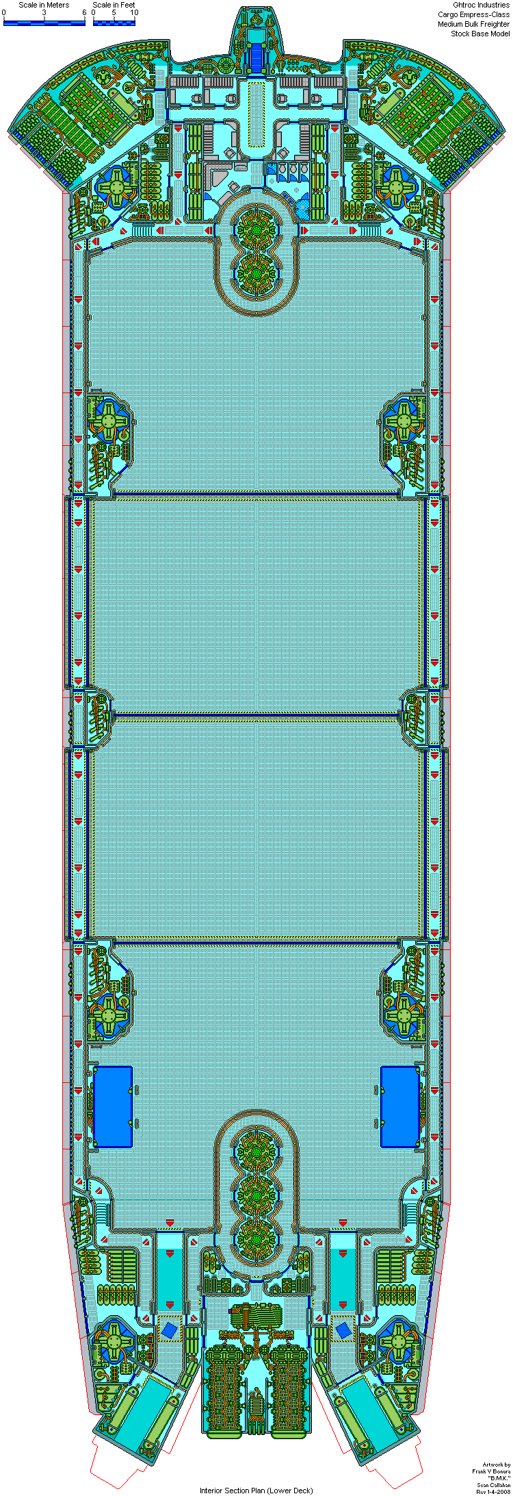 Cargo Empress Lower Deck Deckplan