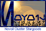 · Novoil Cluster Stargoods Corporate Logo, Artwork by: Frank V Bonura