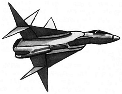 Yevethan D-Type Fighter, Artist: Storn Cook