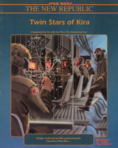 Twin Stars of Kira, Cover, West End Games