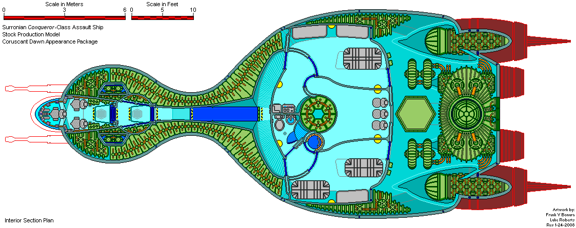 Conqueror-class Deckplan