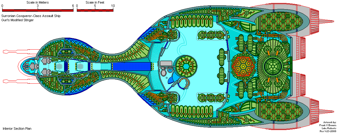 Conqueror-class Deckplan