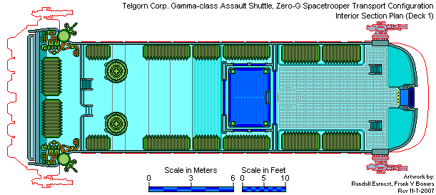 Gamma-class Deck 1 Deckplan